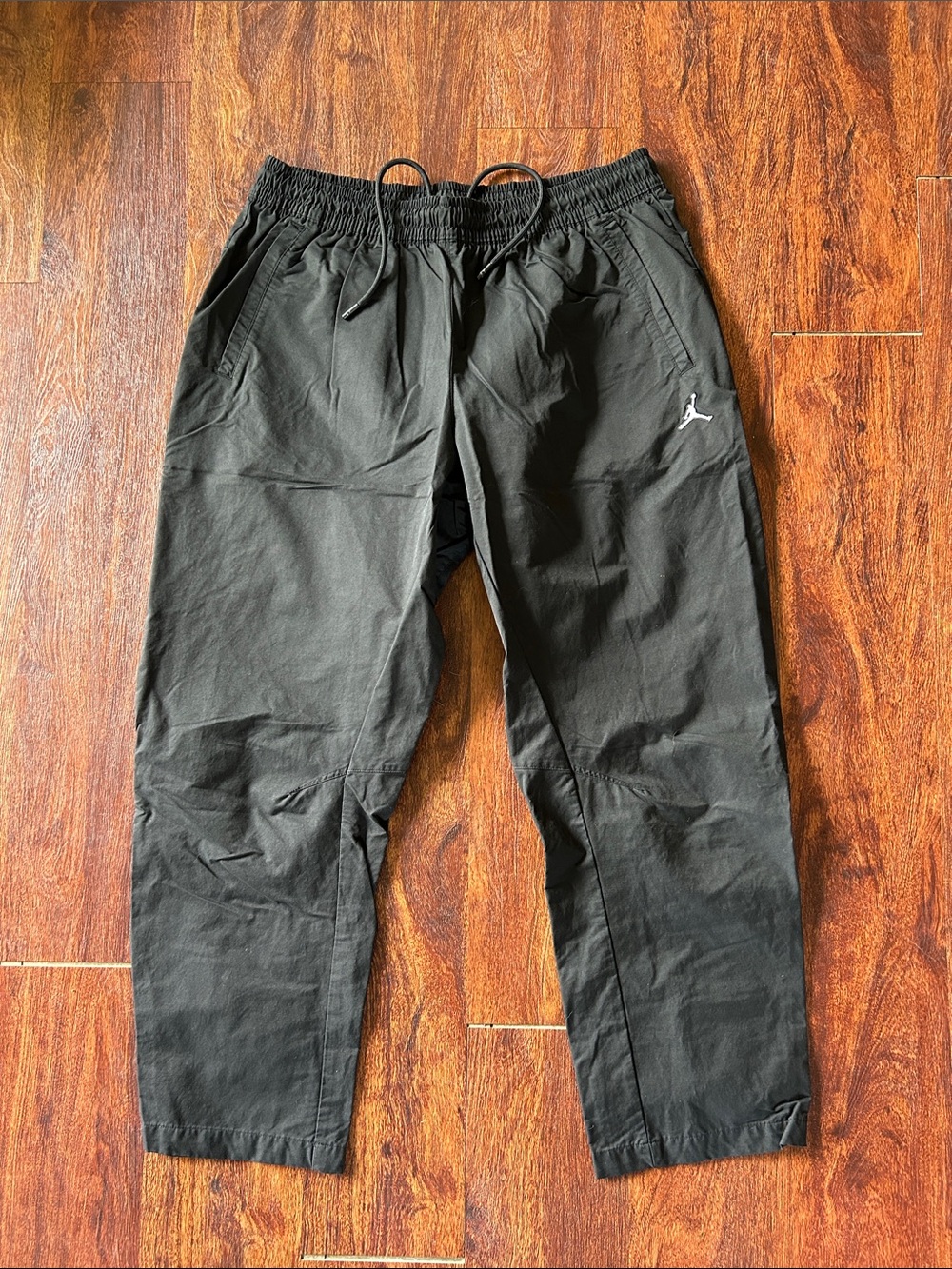 Jordan Men's Black Track Pants with Drawstring